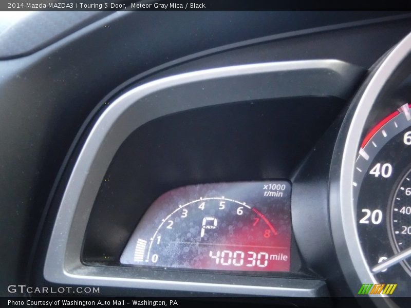 Meteor Gray Mica / Black 2014 Mazda MAZDA3 i Touring 5 Door