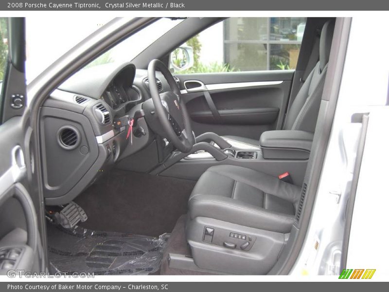 Crystal Silver Metallic / Black 2008 Porsche Cayenne Tiptronic