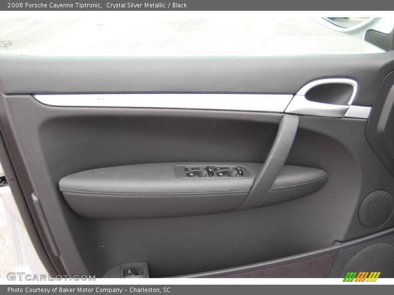Crystal Silver Metallic / Black 2008 Porsche Cayenne Tiptronic