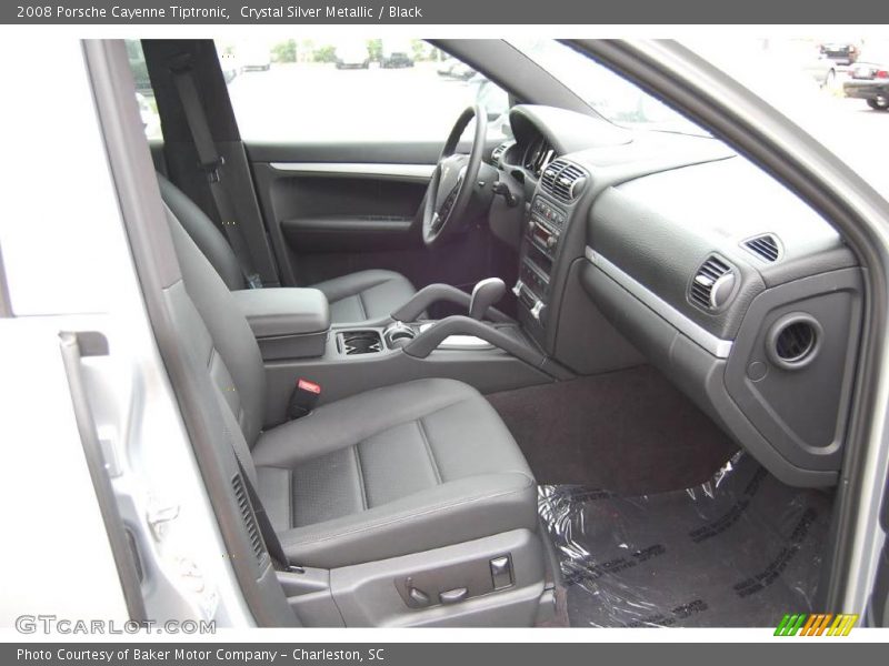 Crystal Silver Metallic / Black 2008 Porsche Cayenne Tiptronic
