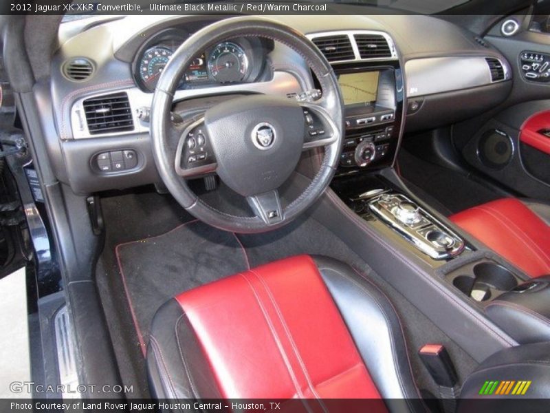Red/Warm Charcoal Interior - 2012 XK XKR Convertible 