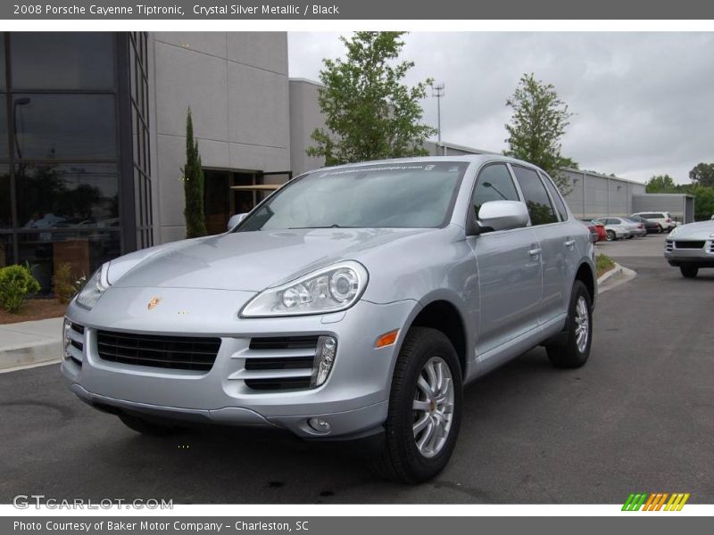 Crystal Silver Metallic / Black 2008 Porsche Cayenne Tiptronic