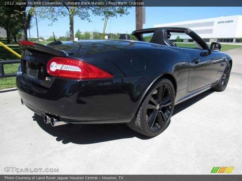 Ultimate Black Metallic / Red/Warm Charcoal 2012 Jaguar XK XKR Convertible