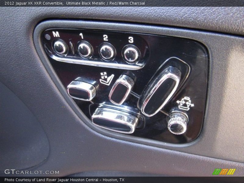 Ultimate Black Metallic / Red/Warm Charcoal 2012 Jaguar XK XKR Convertible