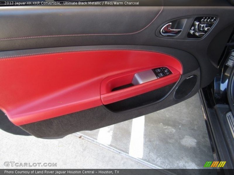 Ultimate Black Metallic / Red/Warm Charcoal 2012 Jaguar XK XKR Convertible
