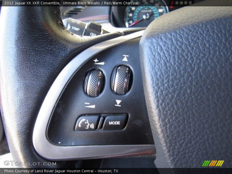 Ultimate Black Metallic / Red/Warm Charcoal 2012 Jaguar XK XKR Convertible