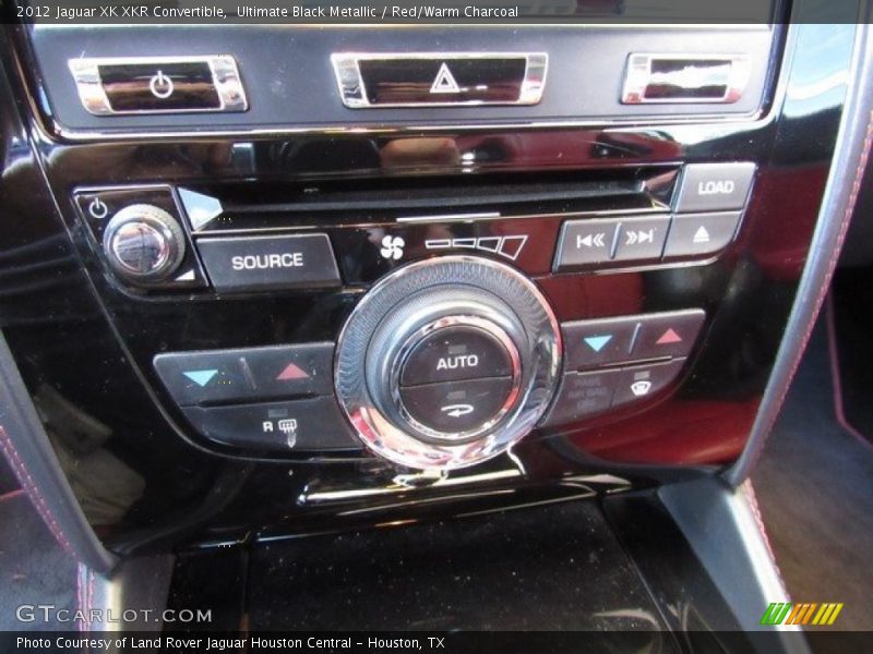 Ultimate Black Metallic / Red/Warm Charcoal 2012 Jaguar XK XKR Convertible