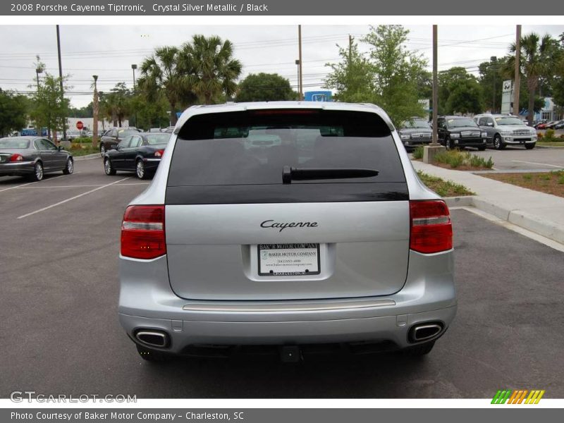 Crystal Silver Metallic / Black 2008 Porsche Cayenne Tiptronic