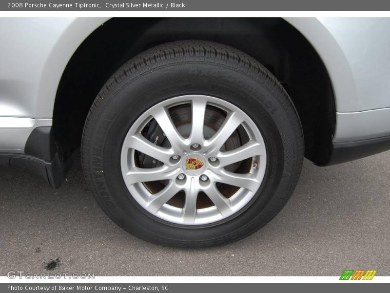 Crystal Silver Metallic / Black 2008 Porsche Cayenne Tiptronic