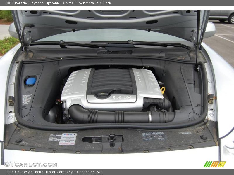 Crystal Silver Metallic / Black 2008 Porsche Cayenne Tiptronic