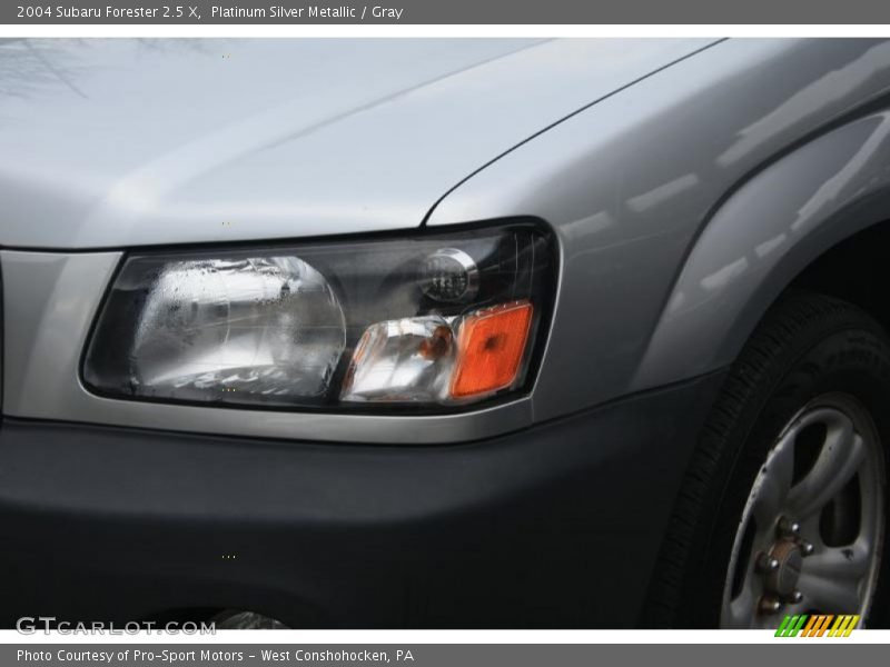 Platinum Silver Metallic / Gray 2004 Subaru Forester 2.5 X