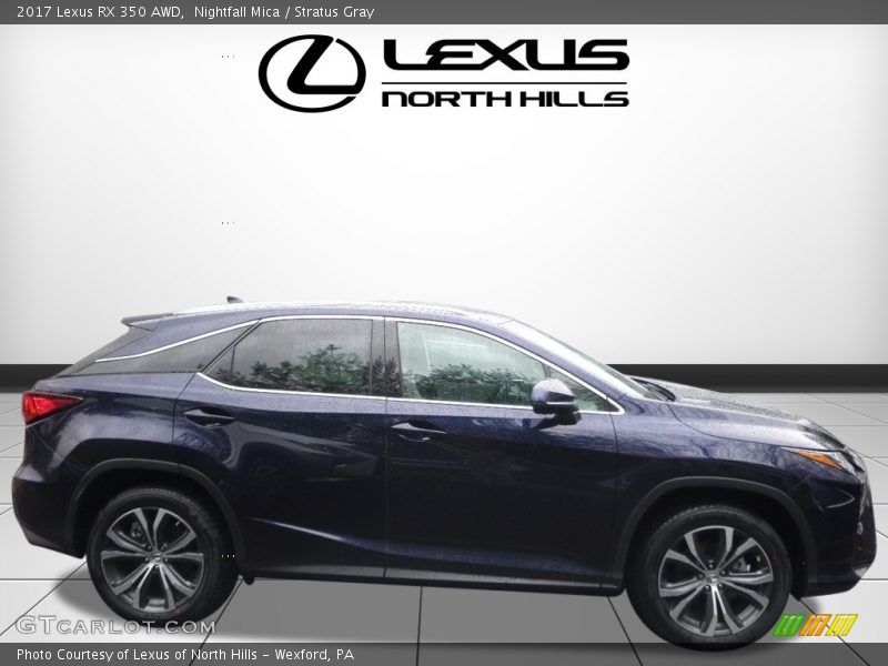 Nightfall Mica / Stratus Gray 2017 Lexus RX 350 AWD