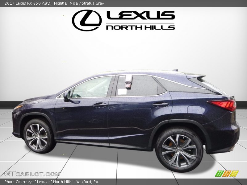 Nightfall Mica / Stratus Gray 2017 Lexus RX 350 AWD
