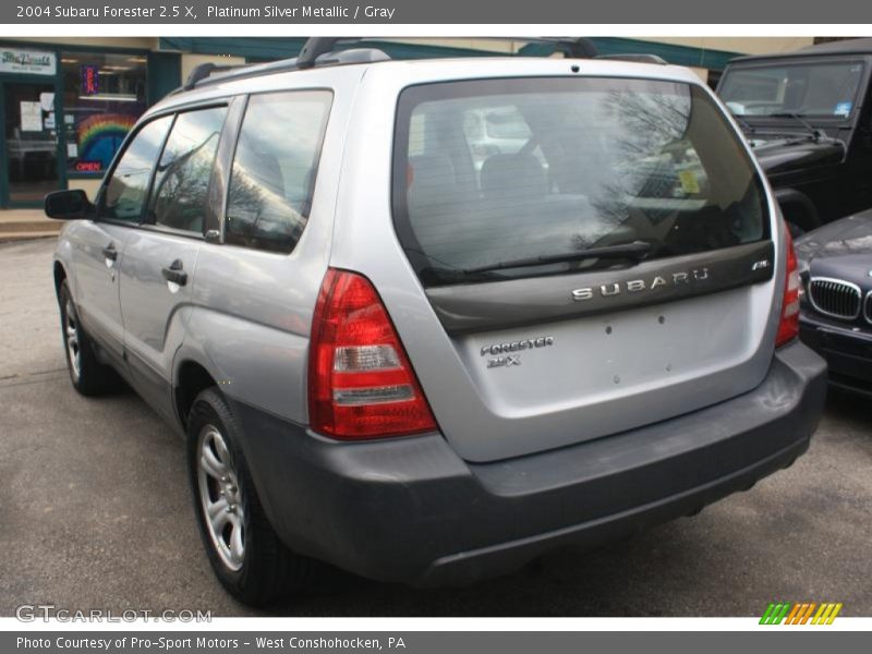 Platinum Silver Metallic / Gray 2004 Subaru Forester 2.5 X