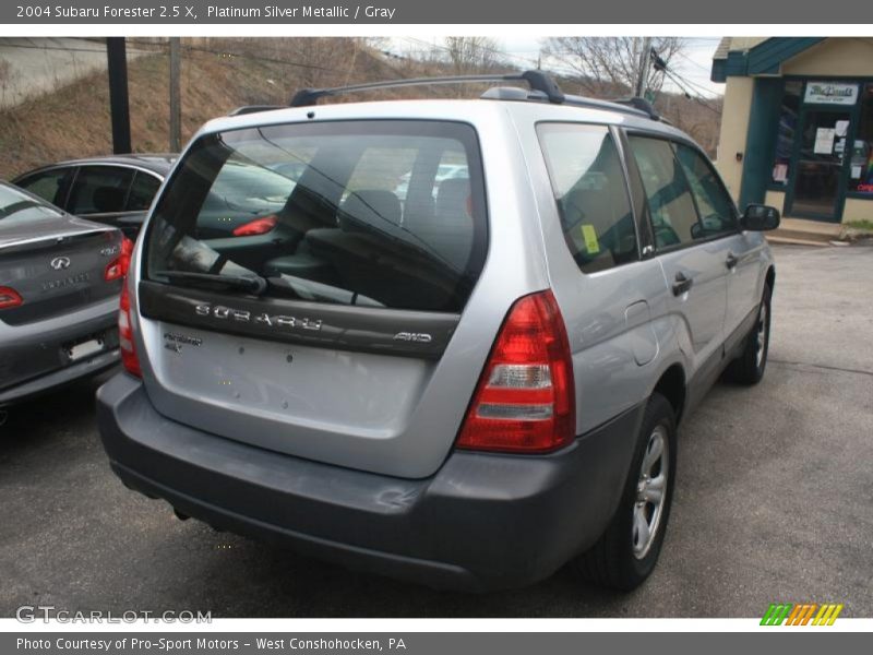 Platinum Silver Metallic / Gray 2004 Subaru Forester 2.5 X
