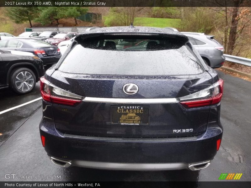 Nightfall Mica / Stratus Gray 2017 Lexus RX 350 AWD
