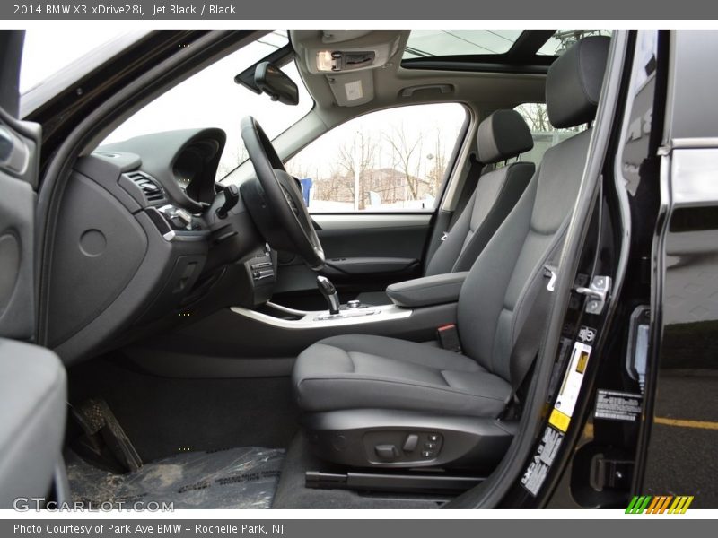 Jet Black / Black 2014 BMW X3 xDrive28i