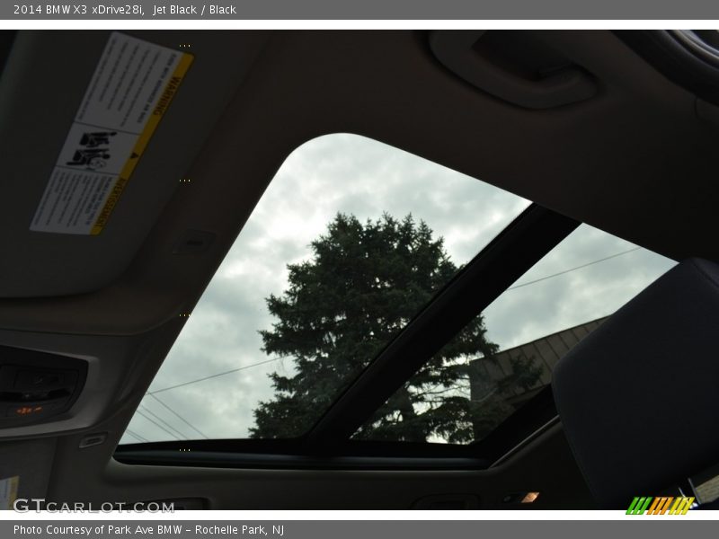 Jet Black / Black 2014 BMW X3 xDrive28i