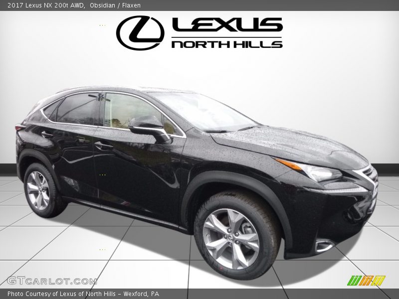 Obsidian / Flaxen 2017 Lexus NX 200t AWD