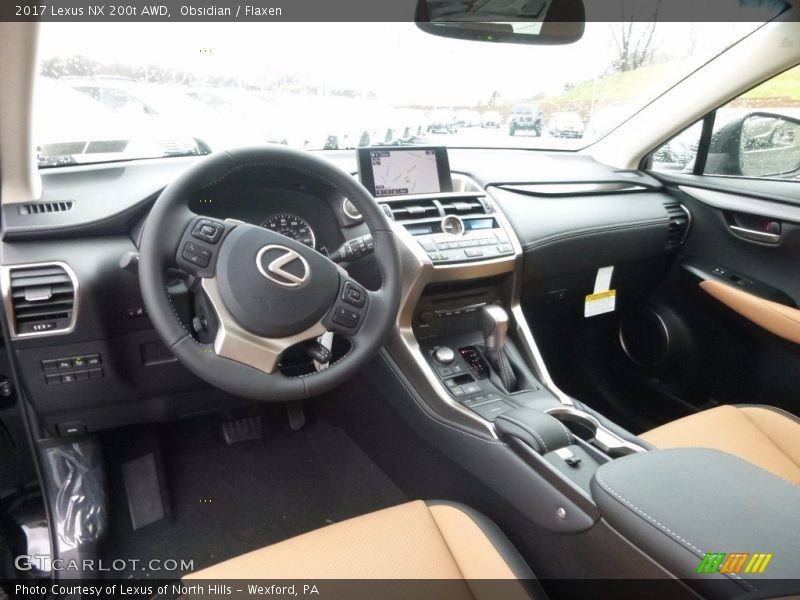 Obsidian / Flaxen 2017 Lexus NX 200t AWD