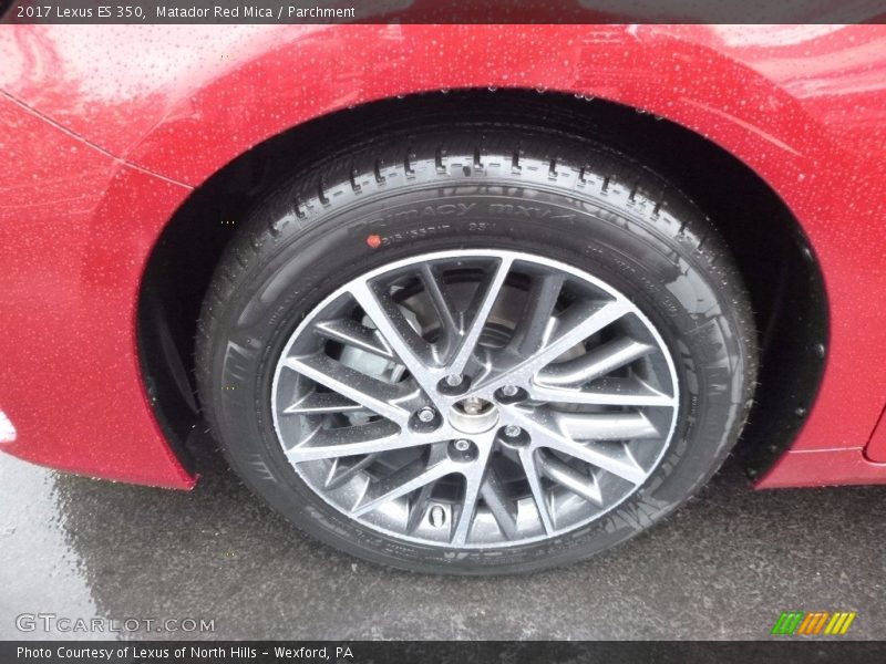 Matador Red Mica / Parchment 2017 Lexus ES 350
