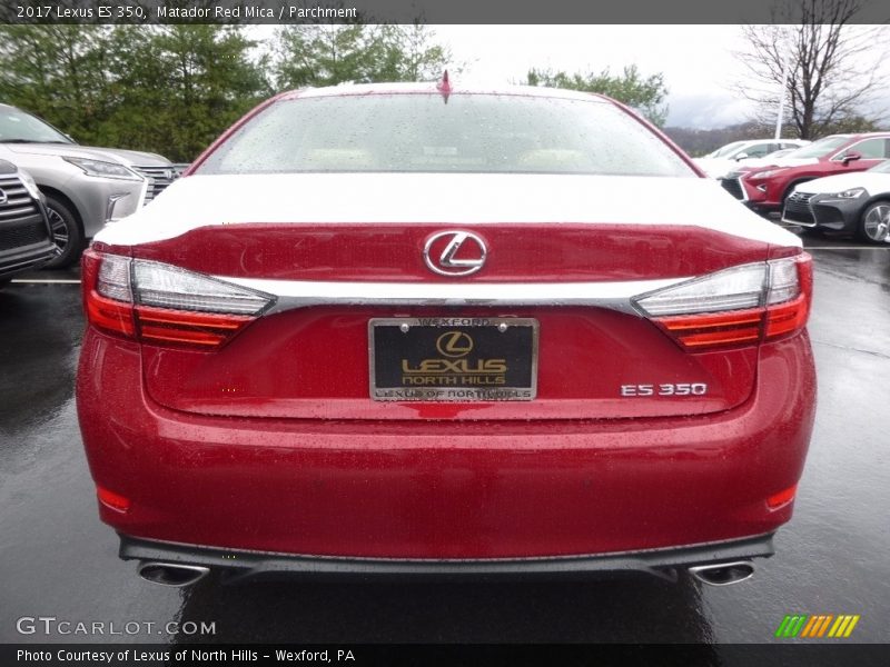 Matador Red Mica / Parchment 2017 Lexus ES 350