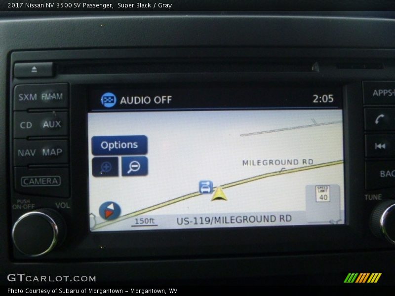 Navigation of 2017 NV 3500 SV Passenger