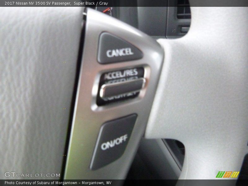 Controls of 2017 NV 3500 SV Passenger