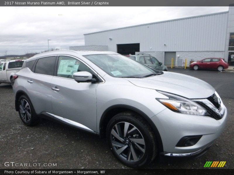 Brilliant Silver / Graphite 2017 Nissan Murano Platinum AWD