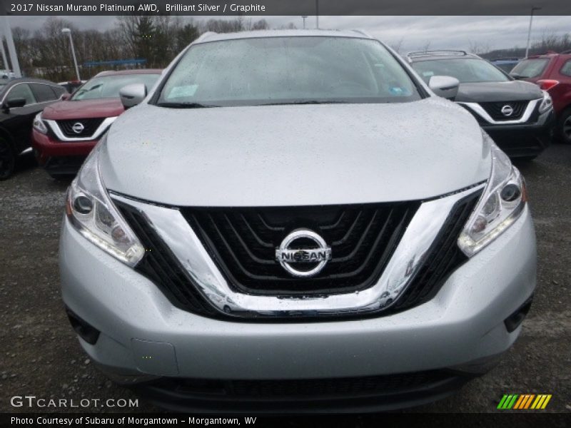 Brilliant Silver / Graphite 2017 Nissan Murano Platinum AWD