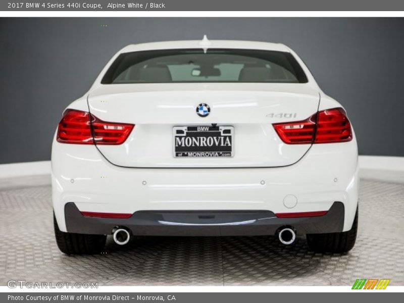 Alpine White / Black 2017 BMW 4 Series 440i Coupe