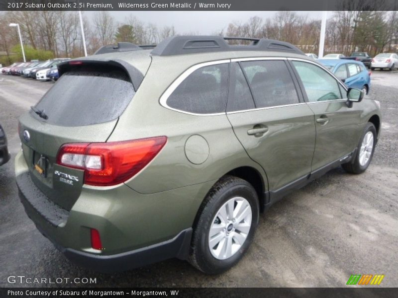 Wilderness Green Metallic / Warm Ivory 2017 Subaru Outback 2.5i Premium