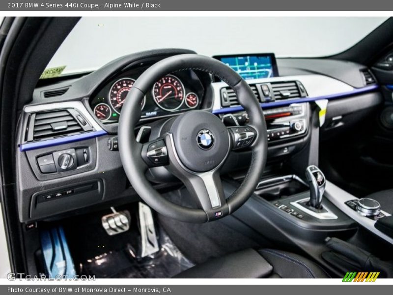 Alpine White / Black 2017 BMW 4 Series 440i Coupe