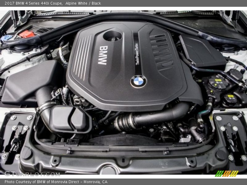  2017 4 Series 440i Coupe Engine - 3.0 Liter DI TwinPower Turbocharged DOHC 24-Valve VVT Inline 6 Cylinder