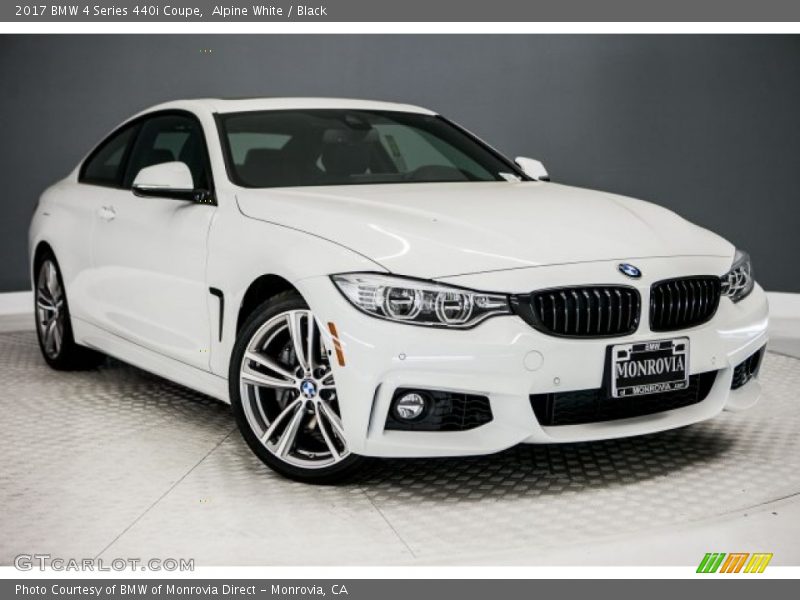 Alpine White / Black 2017 BMW 4 Series 440i Coupe