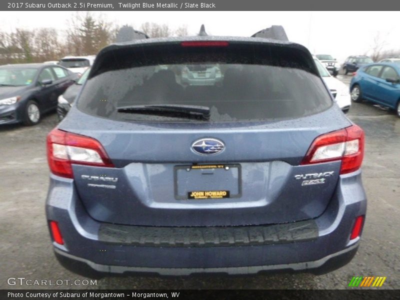 Twilight Blue Metallic / Slate Black 2017 Subaru Outback 2.5i Premium