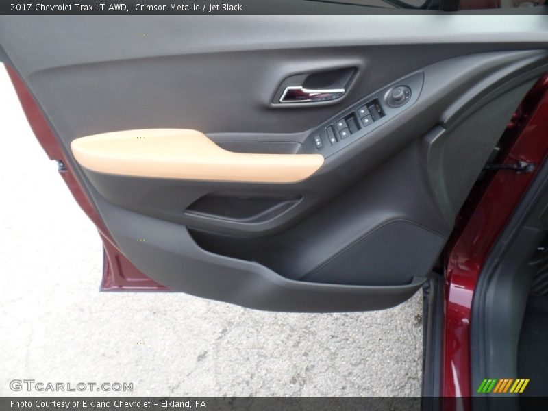 Crimson Metallic / Jet Black 2017 Chevrolet Trax LT AWD