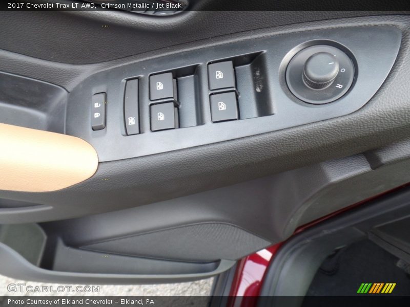 Crimson Metallic / Jet Black 2017 Chevrolet Trax LT AWD