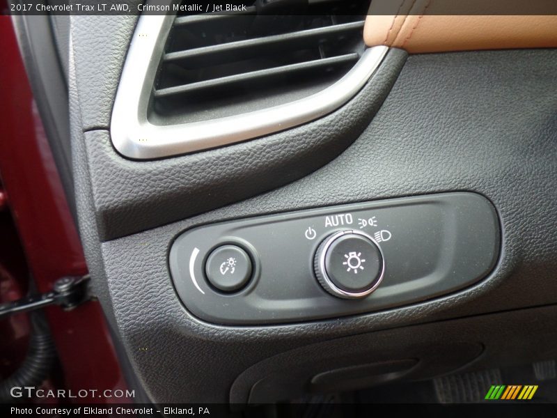 Crimson Metallic / Jet Black 2017 Chevrolet Trax LT AWD