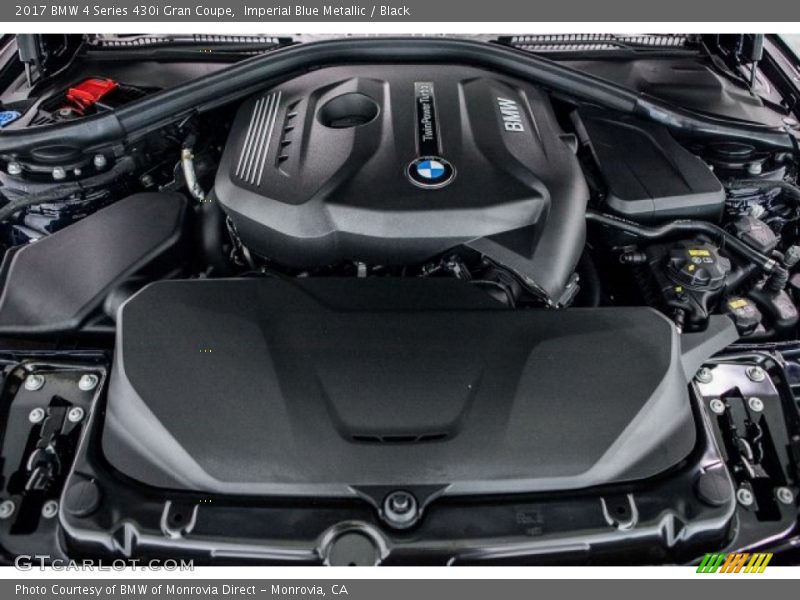 Imperial Blue Metallic / Black 2017 BMW 4 Series 430i Gran Coupe