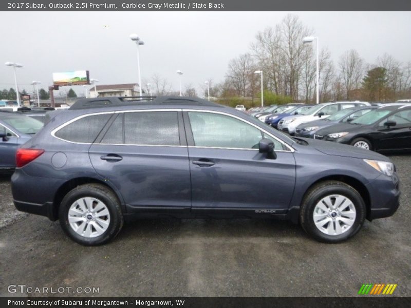 Carbide Gray Metallic / Slate Black 2017 Subaru Outback 2.5i Premium