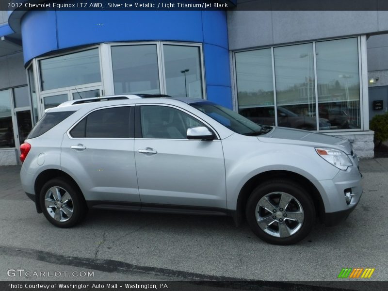 Silver Ice Metallic / Light Titanium/Jet Black 2012 Chevrolet Equinox LTZ AWD
