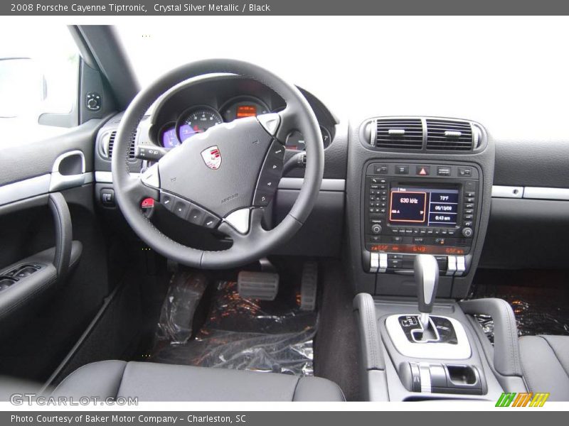 Crystal Silver Metallic / Black 2008 Porsche Cayenne Tiptronic