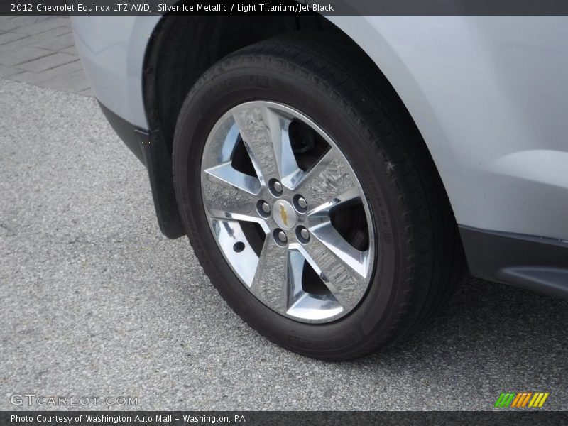 Silver Ice Metallic / Light Titanium/Jet Black 2012 Chevrolet Equinox LTZ AWD