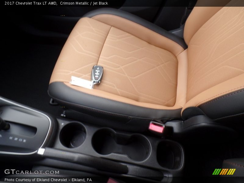 Crimson Metallic / Jet Black 2017 Chevrolet Trax LT AWD