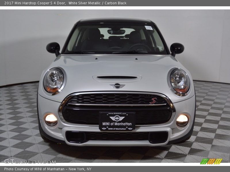 White Silver Metallic / Carbon Black 2017 Mini Hardtop Cooper S 4 Door