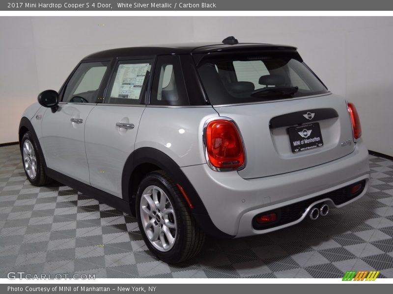 White Silver Metallic / Carbon Black 2017 Mini Hardtop Cooper S 4 Door