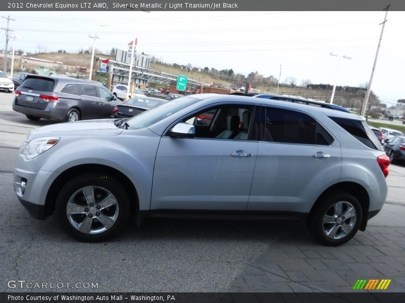 Silver Ice Metallic / Light Titanium/Jet Black 2012 Chevrolet Equinox LTZ AWD