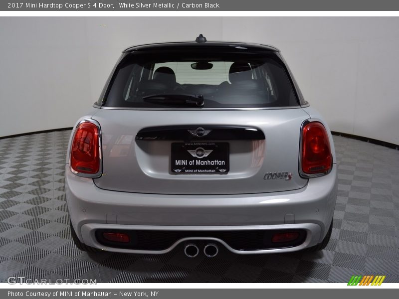 White Silver Metallic / Carbon Black 2017 Mini Hardtop Cooper S 4 Door
