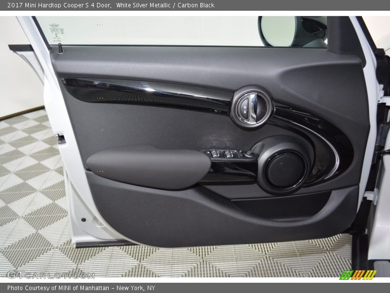 White Silver Metallic / Carbon Black 2017 Mini Hardtop Cooper S 4 Door